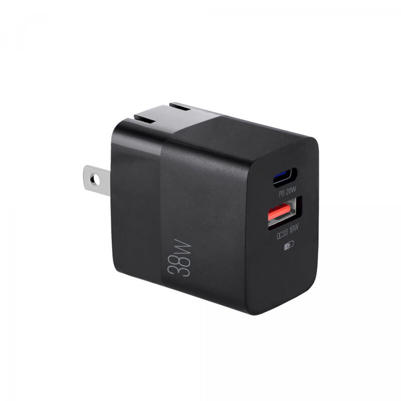 Cargador Pared Dual Usb Y C 38W Negro image number null