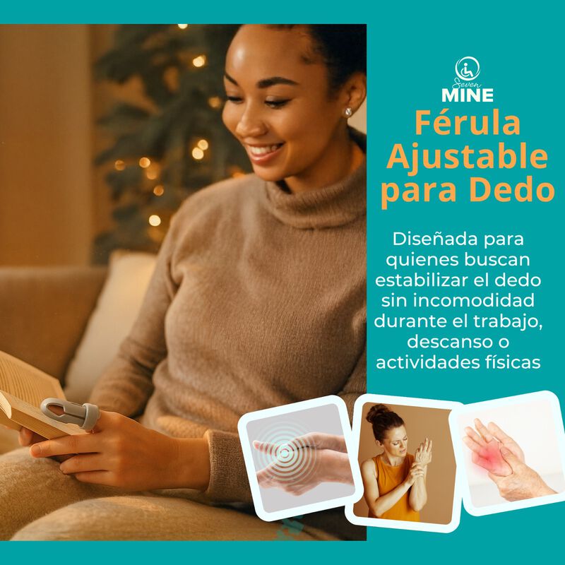 F&eacute;rula Para Dedo Tipo Sombrilla Inmovilizador |... image number null