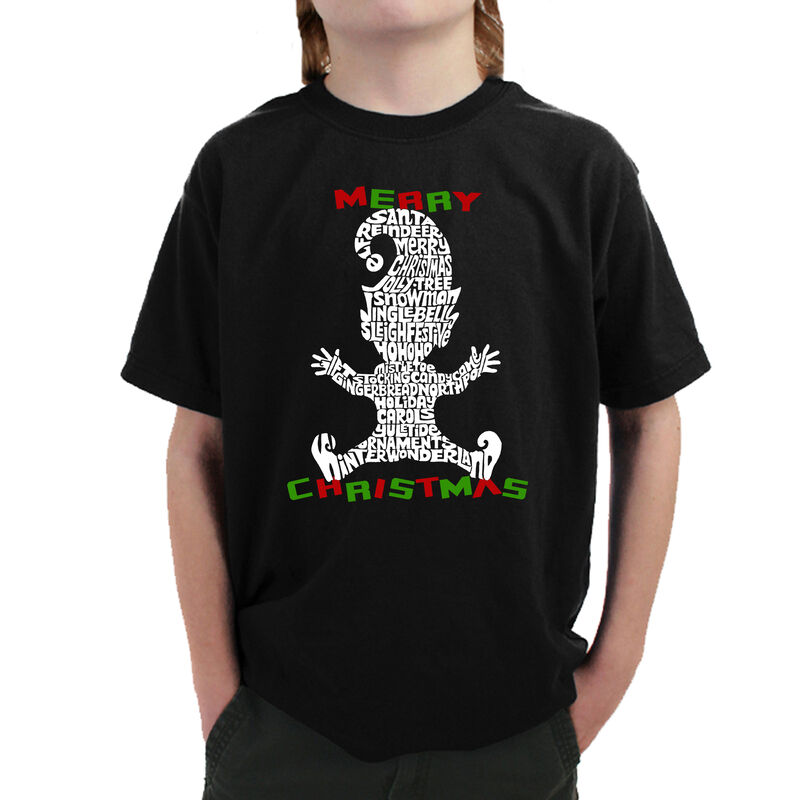 Camiseta Word Art Para Ni&ntilde;o - Elfo Navide&ntilde;o - N... image number null
