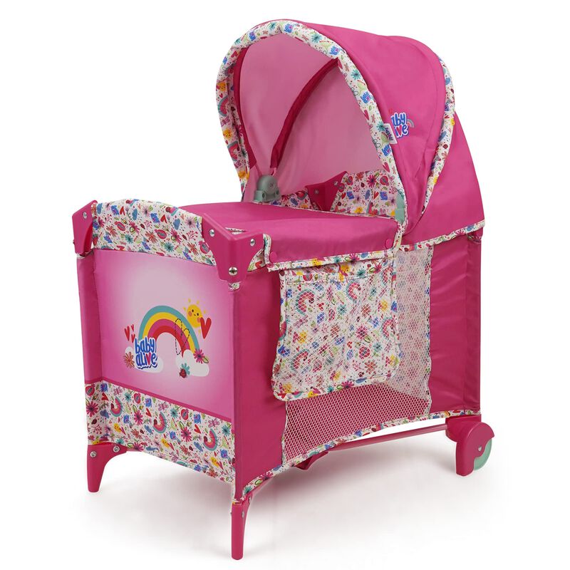 Play Yard Baby Alive Deluxe Pink Rainbow Para M... image number null