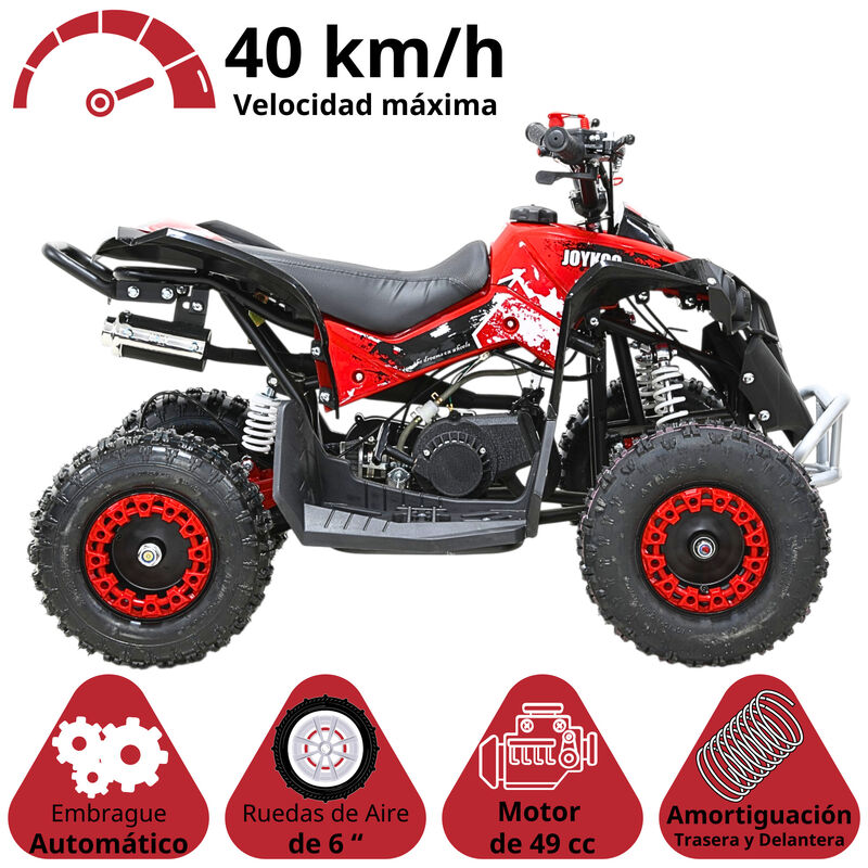 Cuatrimoto Montable Atv Para Ni&ntilde;os Motor A Gaso... image number null