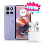 Combo Smartphone Motorola Moto G86 256gb 8gb Ram Lila + Audifonos Bluetooth