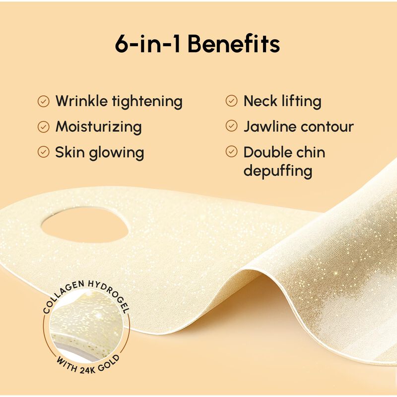 Mascarilla Facial Maree V Line 24k Gold - 2 Uni... image number null