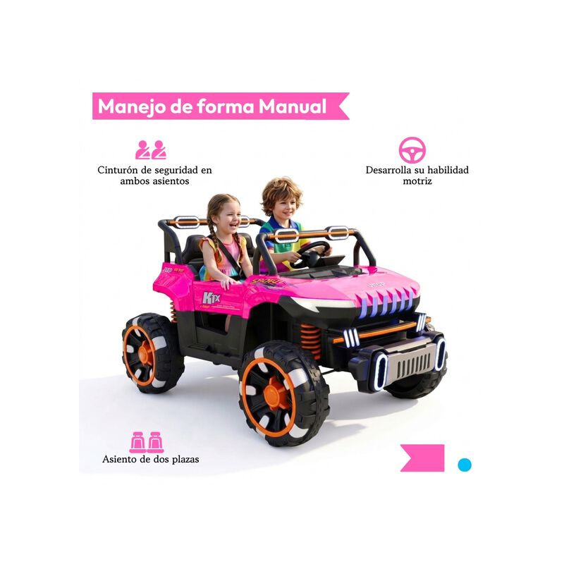 Carro El&eacute;ctrico 4x4 12v Con Control Remoto, Blu... image number null