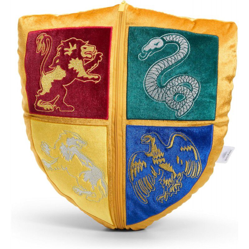 Set 2 Cojines Snitch Dorada Y Escudo Hogwarts H... image number null