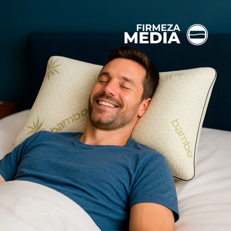 Almohada Spring Air Tejido Bamboo  Confort T&eacute;rm... image number null