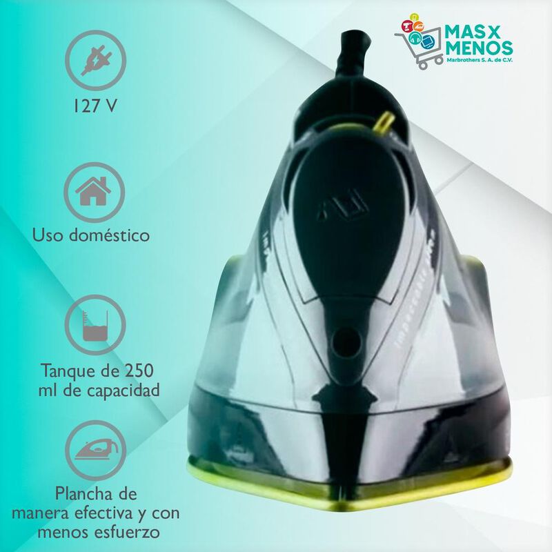 Plancha Antiadherente De Vapor De 250ml 1200w C... image number null