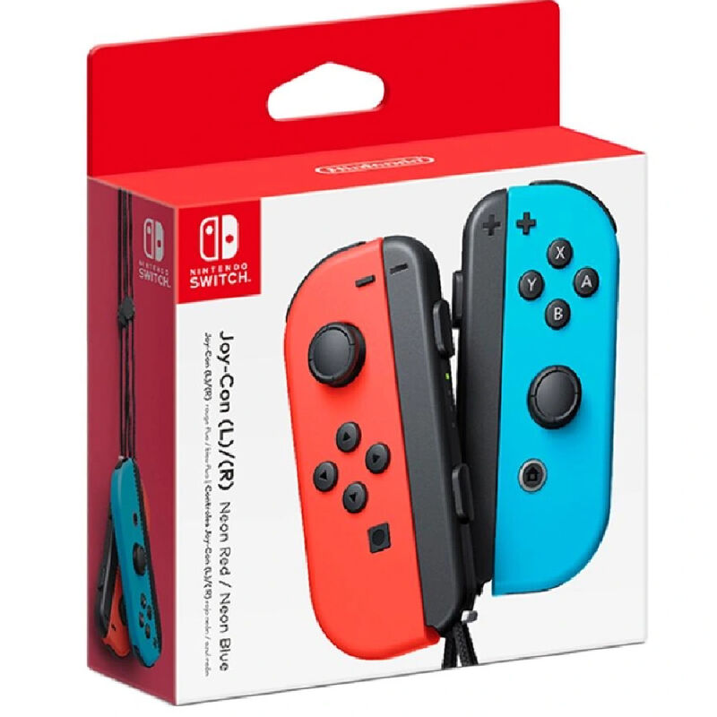 Controles Joy-Con Inalambricos L y R - Azul y R... image number null
