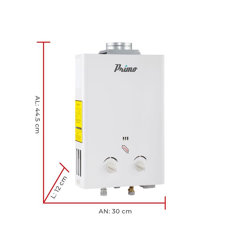 Calentador Instant&aacute;neo Primo 6 L Para Gas Natur... image number null