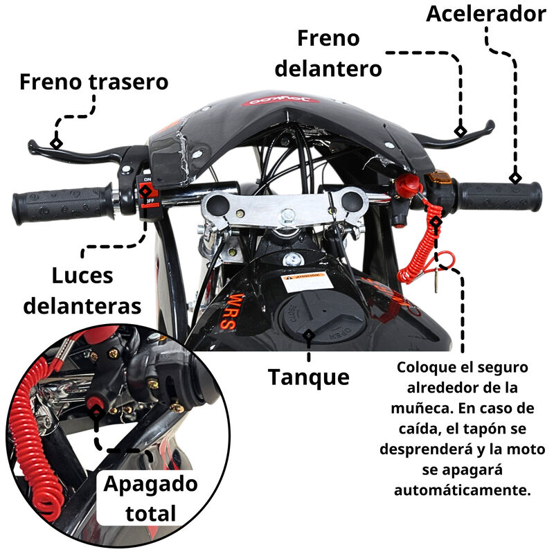 Mini Moto Deportiva De Gasolina 49cc Para Ni&ntilde;os... image number null