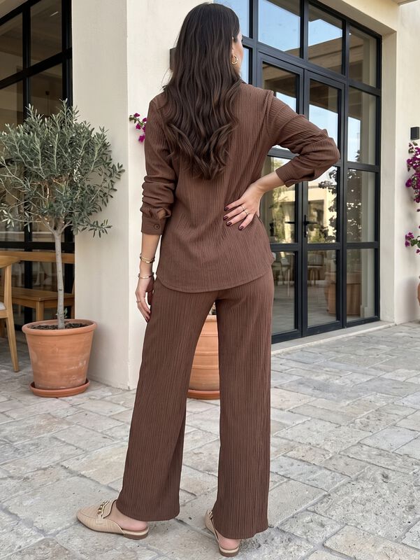 Conjunto 2 Piezas, Camisa De Manga Larga Y Pant... image number null