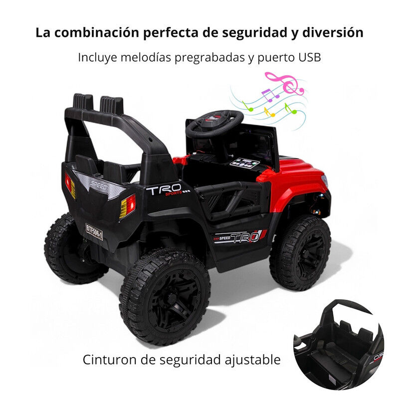Camioneta Montable Infantil El&eacute;ctrico Control R... image number null