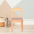 Silla Redondeada de Madera para Niños | Estilo Nórdico - Rosa