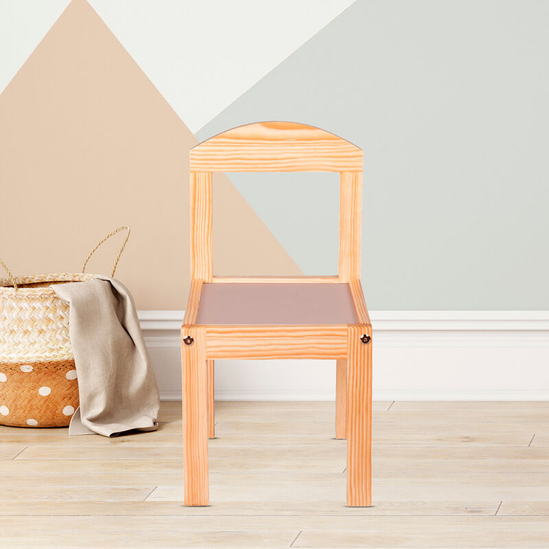 Silla Redondeada de Madera para Niños | Estilo ... image number null