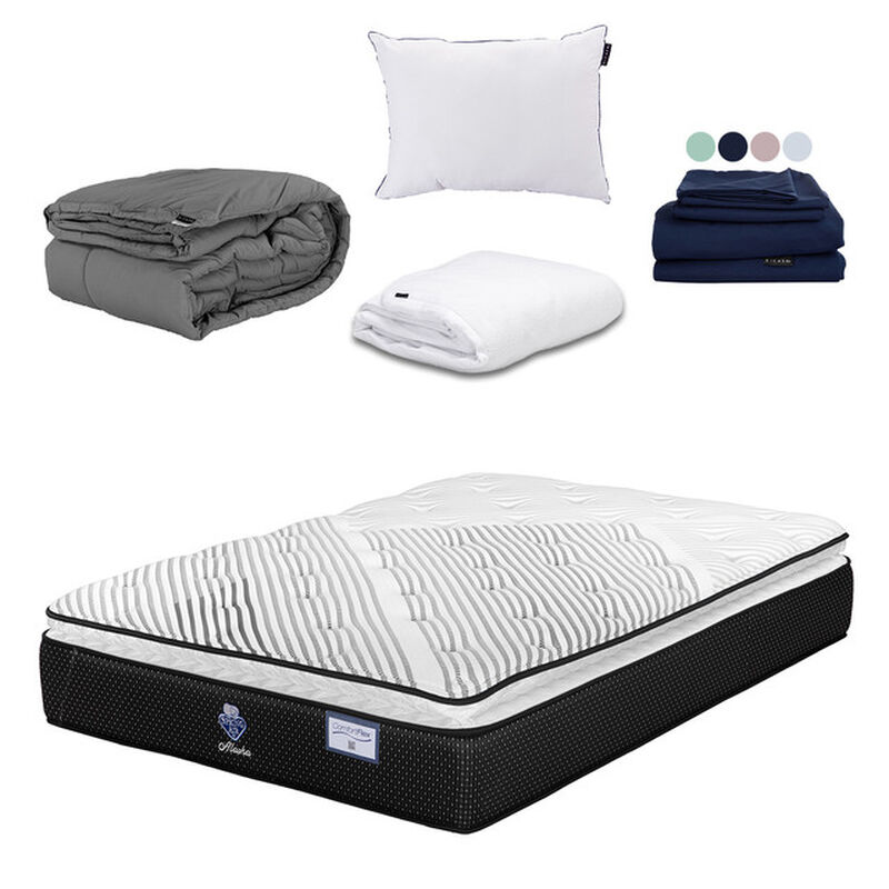 Colch&oacute;n Matrimonial Alaska Spring Air + Almohad... image number null