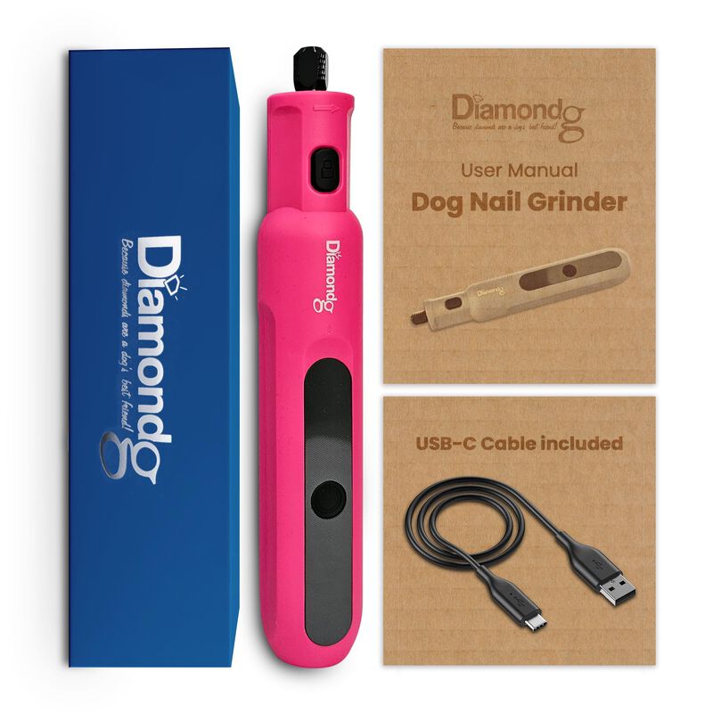 Lima Para U&ntilde;as De Perro Diamondg Con Luz Led Ro... image number null