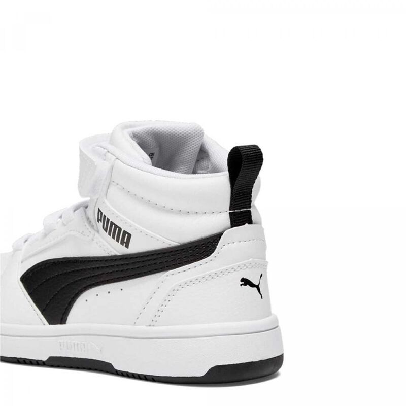 Tenis Puma Rebound V6 Mid Ps Para Ni&ntilde;os 17 A 21... image number null