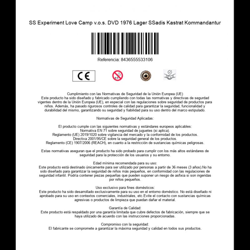 Ss Experiment Love Camp V.o.s. Dvd 1976 Lager S... image number null