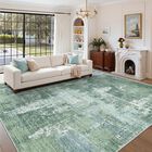 Alfombra Valenrug 244 &times; 152 cm Lavable Abstracta Verde Salvia
