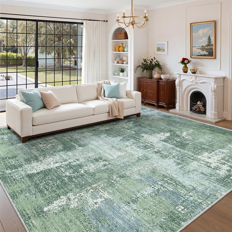 Alfombra Valenrug 244 &times; 152 cm Lavable Abstract... image number null