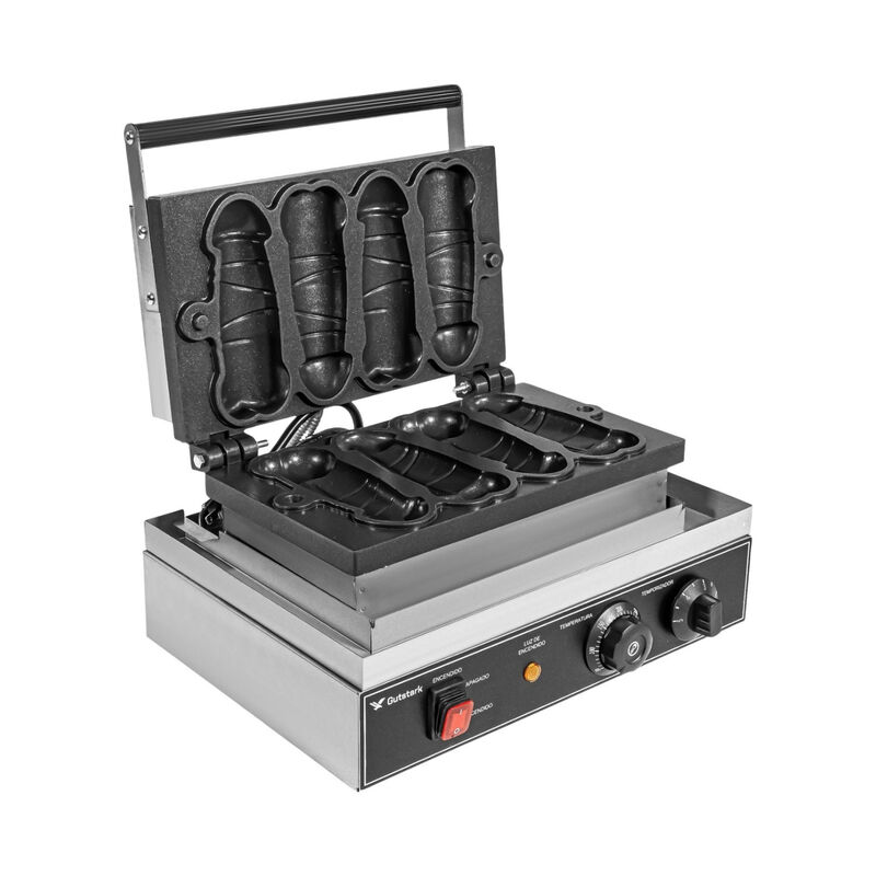 Wafflera Antiadherente Electrica Moldes Figuras... image number null