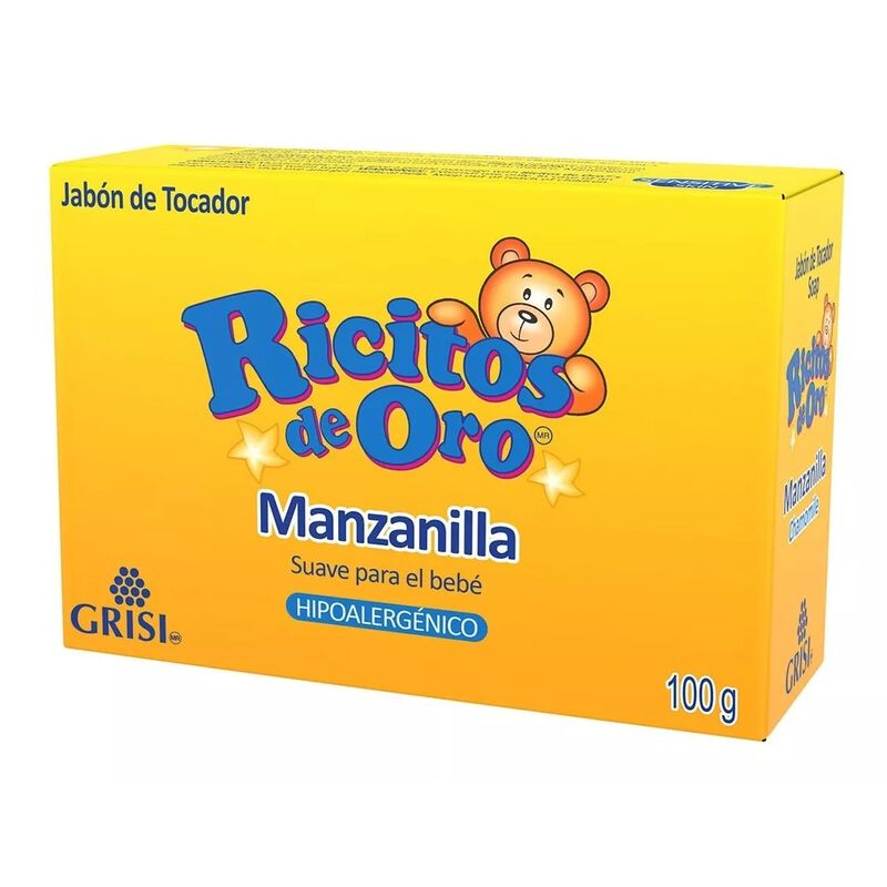 Jab&oacute;n De Tocador Ricitos De Oro Manzanilla 100g image number null