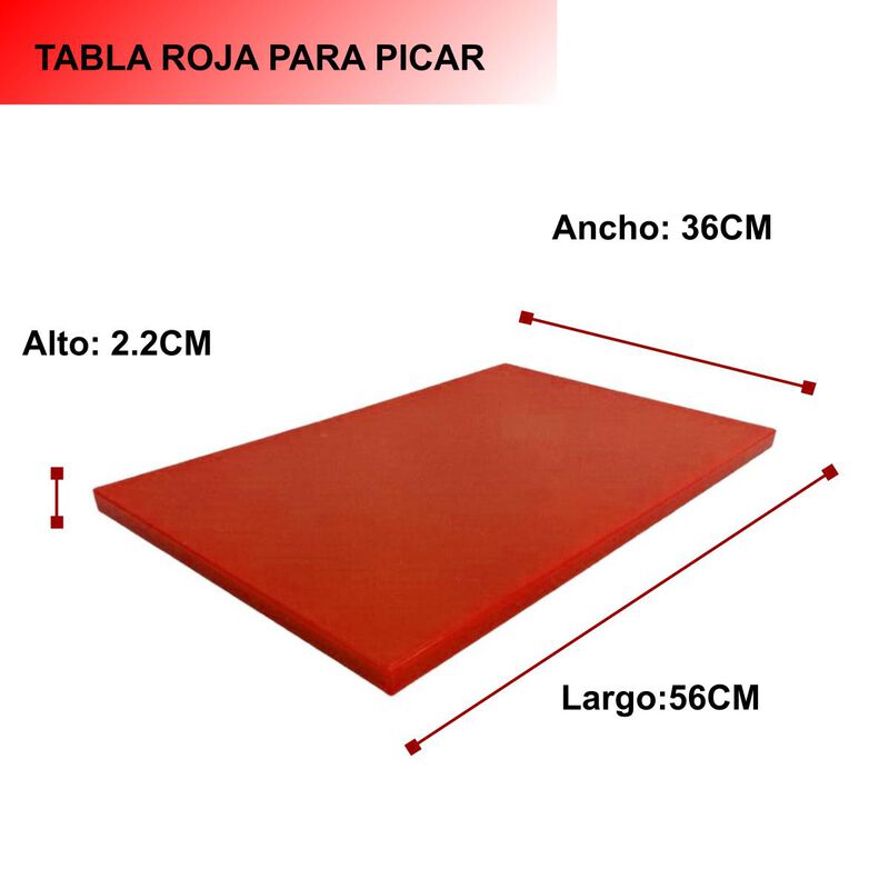 Tabla para picar roja Shorbull image number null