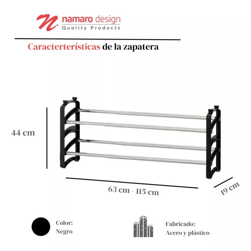 Zapatera Apilable Expandible Namaro Design image number null