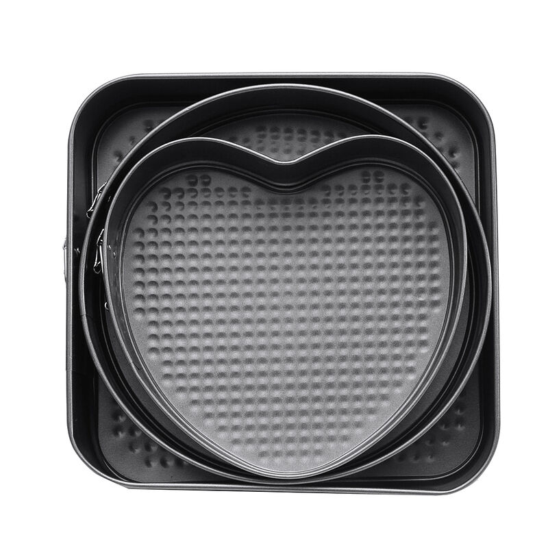 Juego de 3 Moldes Desmontables para Pasteles image number null