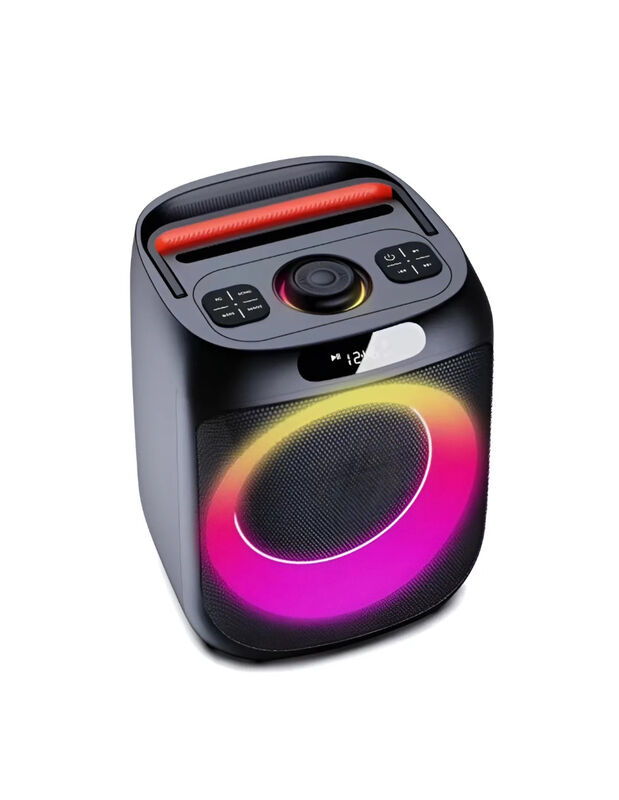 Bocina Bluetooth Party Heysong Tws Micr&oacute;fono Po... image number null