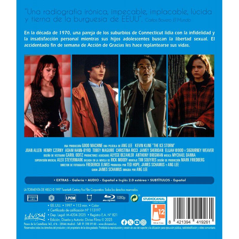 La Tormenta De Hielo [Blu-ray] (1997) The Ice S... image number null