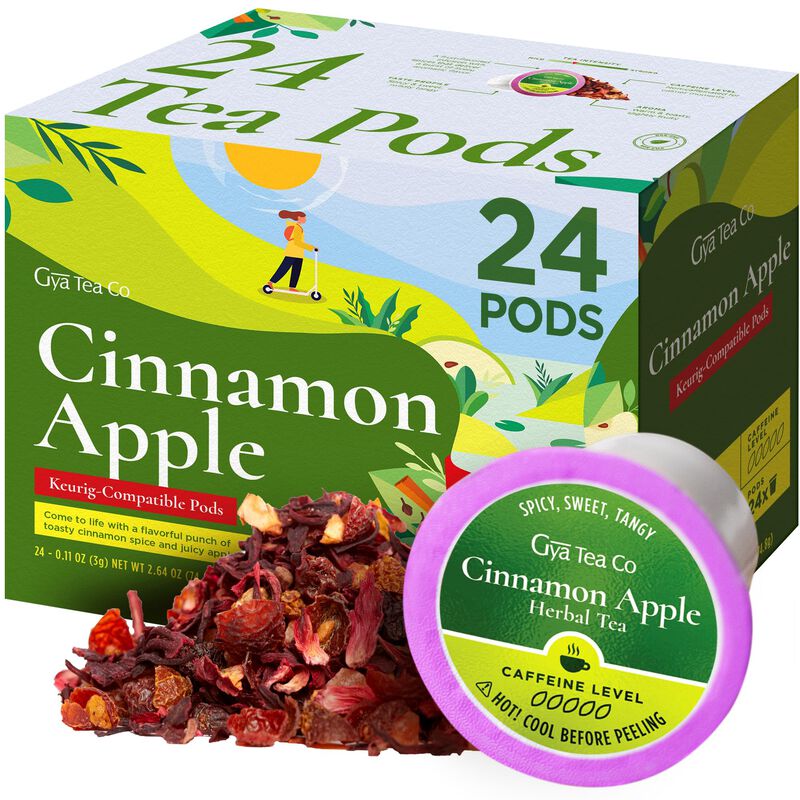 C&aacute;psulas De T&eacute; Gya Tea Co Canela Y Manzana - 24... image number null