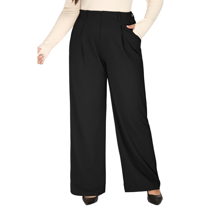 Pantalones Heathyoga Talla Grande Pierna Ancha ... image number null