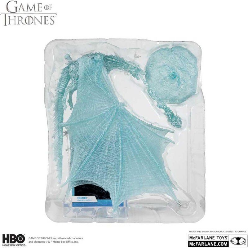 Figura Drag&oacute;n Viserion Juego De Tronos Frostbit... image number null