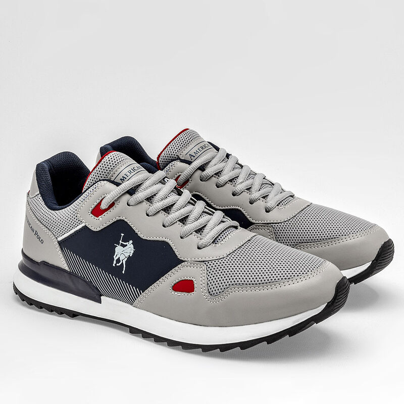 American Polo Tenis urbano para hombre gris azu... image number null