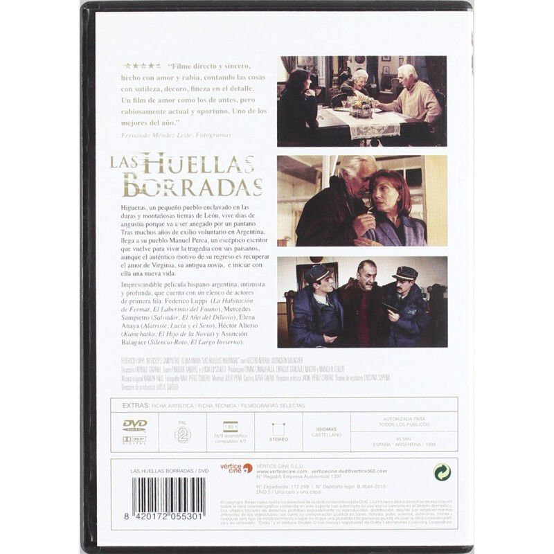 Las Huellas Borradas [dvd] (1999) image number null