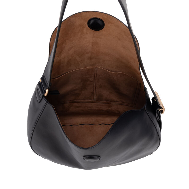 Bolsa Hobo Grande   Con Charm De Monograma Colo... image number null