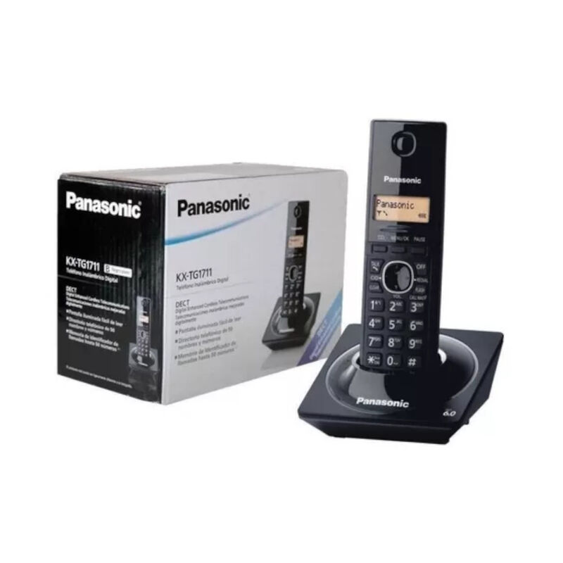 Teléfono Inalámbrico Panasonic KX-TG1711 Digita... image number null