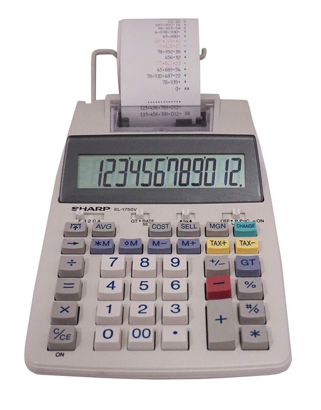 Calculadora De Impresi&oacute;n Sharp El-1750v 2.2 Lps... image number null