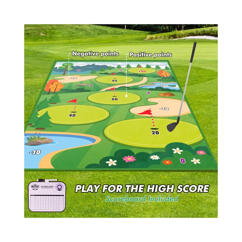 Mini Set De Golf Para Ni&ntilde;os Con Tapete 120&times;178 ... image number null