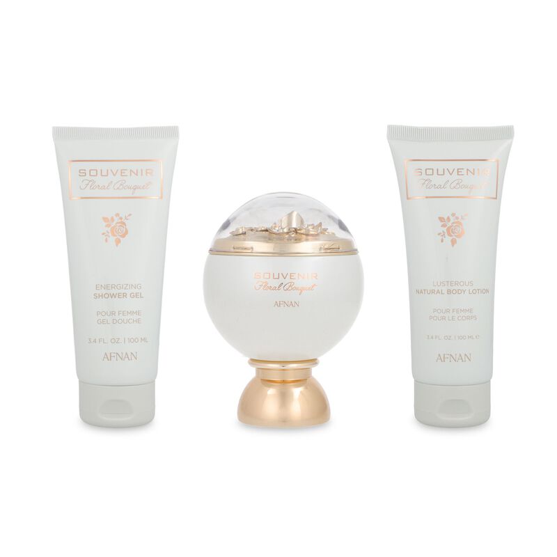 Set Afnan Souvenir Floral Bouquet 3Pzs 100Ml Ed... image number null