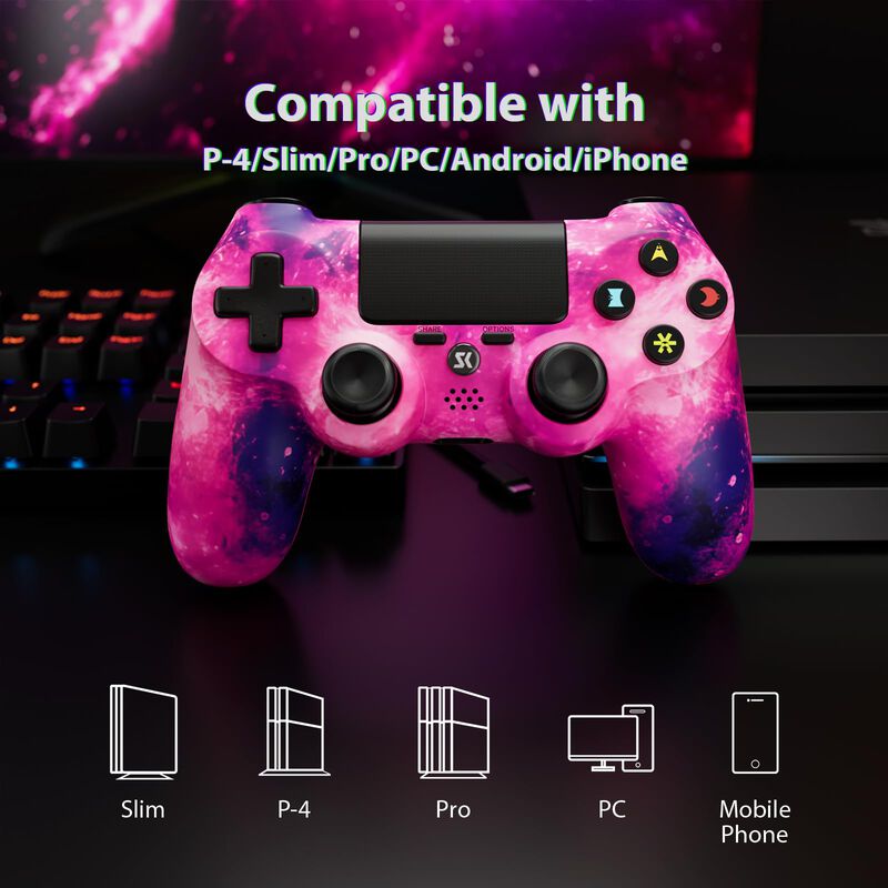 Controlador Inal&aacute;mbrico Ps4 Chengdao Pack De 2 ... image number null