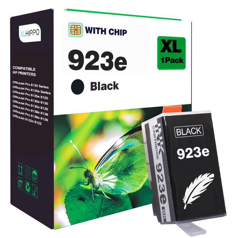 Cartucho De Tinta Negro Xlhippo 923e (1 Unidad)... image number null