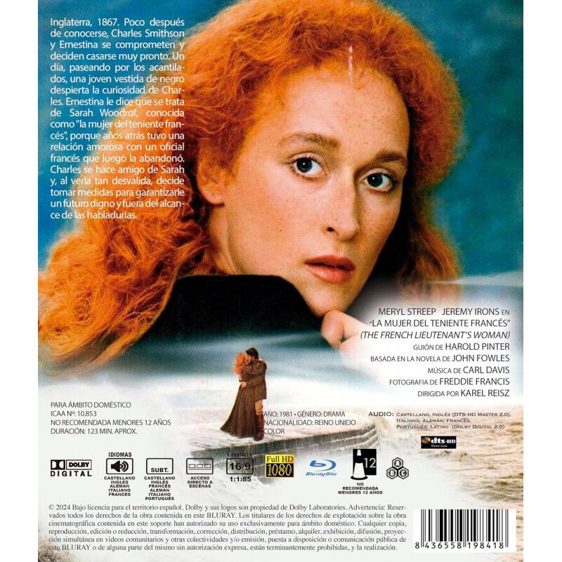 La Mujer Del Teniente Franc&eacute;s [blu-ray] (1981) image number null