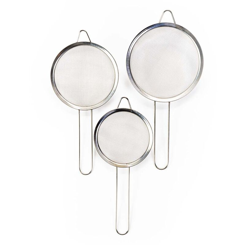 Juego de 3 Coladores de Acero Inoxidable image number null