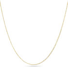 Cadena De Oro Amarillo Con Platinado 14K 3X1 (45Cm - 1.58Mm Aprox.)