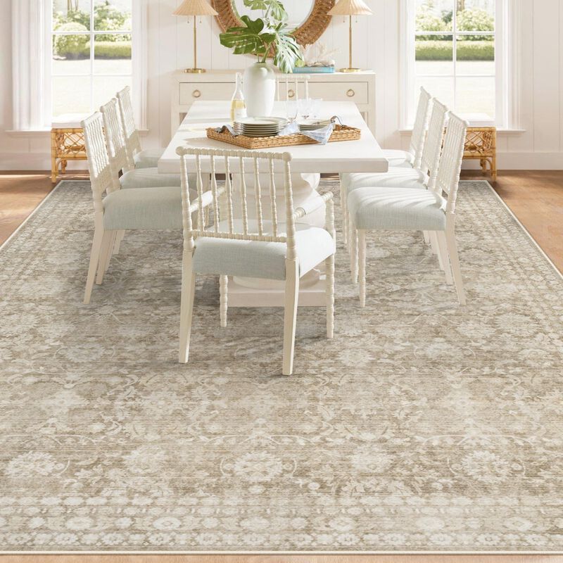 Alfombra Losbulake 244 cm &times; 152 cm Lavable Con ... image number null