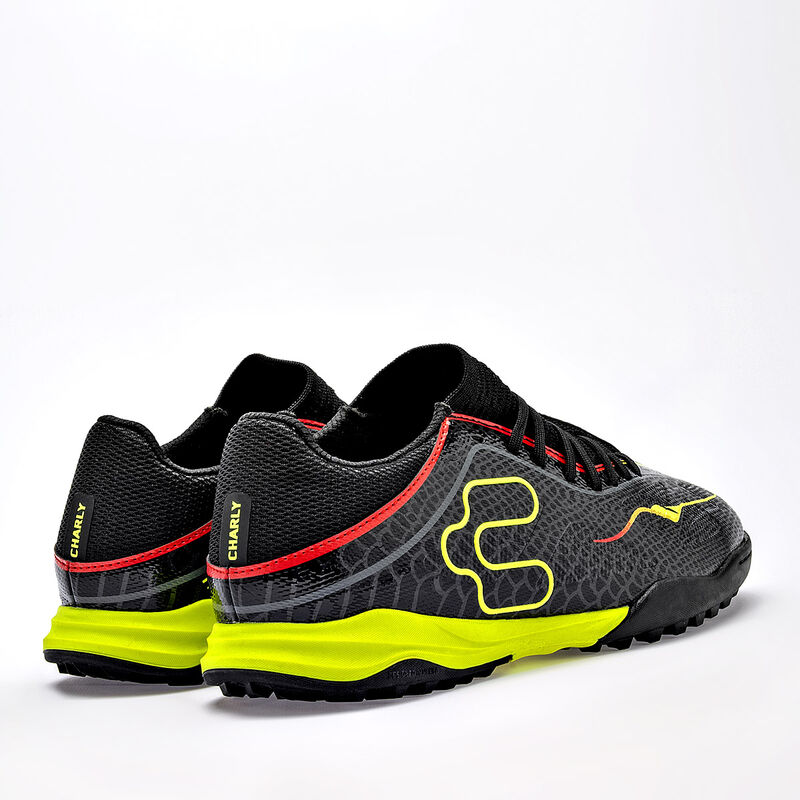 Charly tenis de f&uacute;tbol para hombre negro cod 13... image number null
