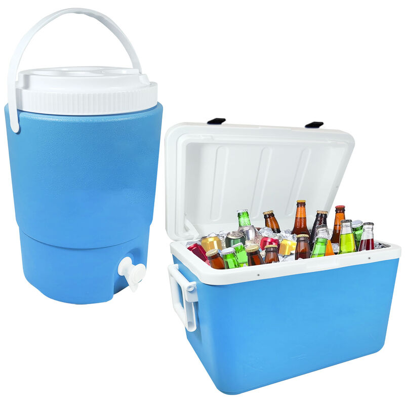 Combo Hieleras 48QT + Termo 2 Galones Azul image number null