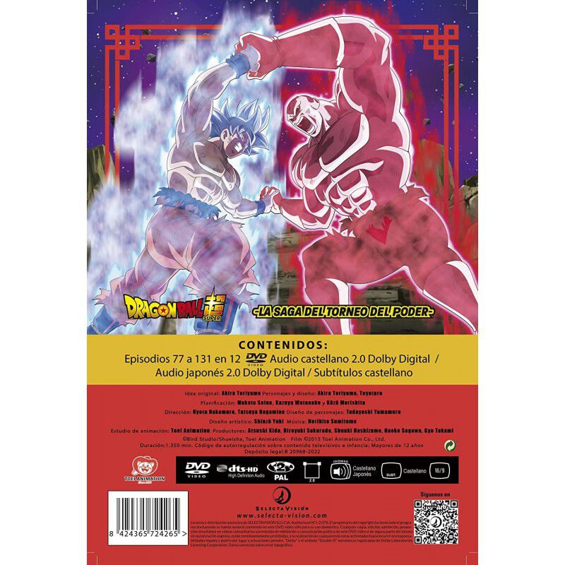 Dragon Ball Super Box 3. Episodios 77 A 131 (55... image number null